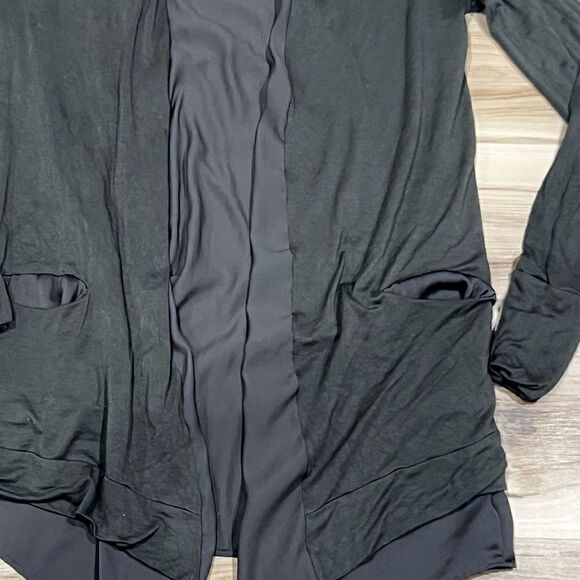 Anthropologie Saturday Sunday Double Layer Green Cardigan Women’s XS - Picture 4 of 4